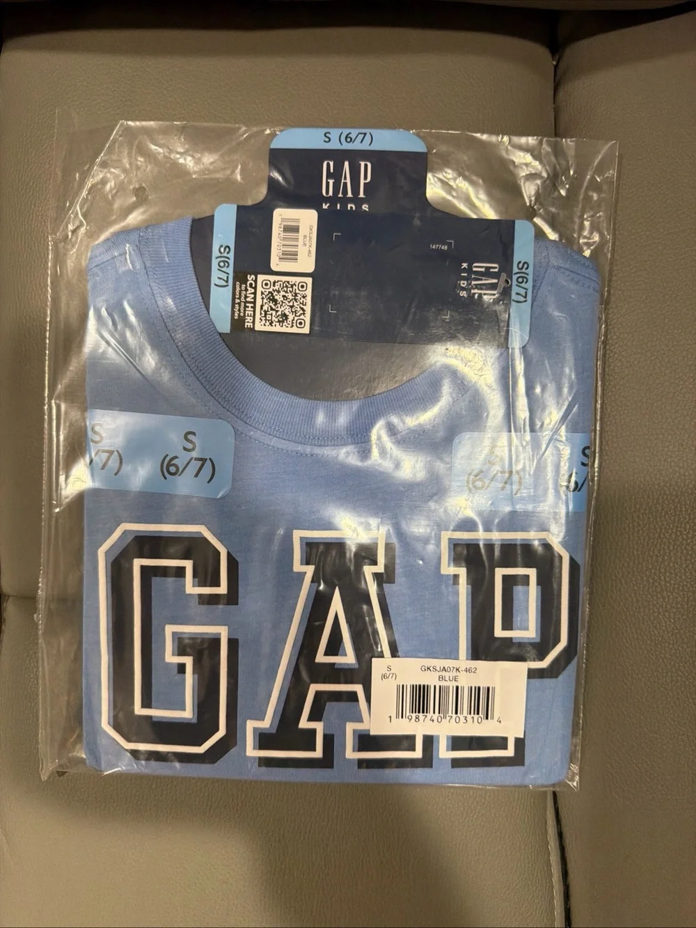 GAP Kids Light Blue Short-Sleeve Graphic Tee